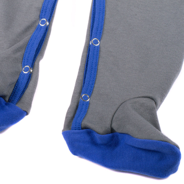 AXL Brand Organic Baby Footie Colorblock