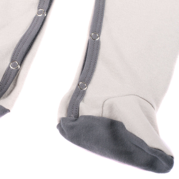 AXL Brand Organic Baby Footie Colorblock