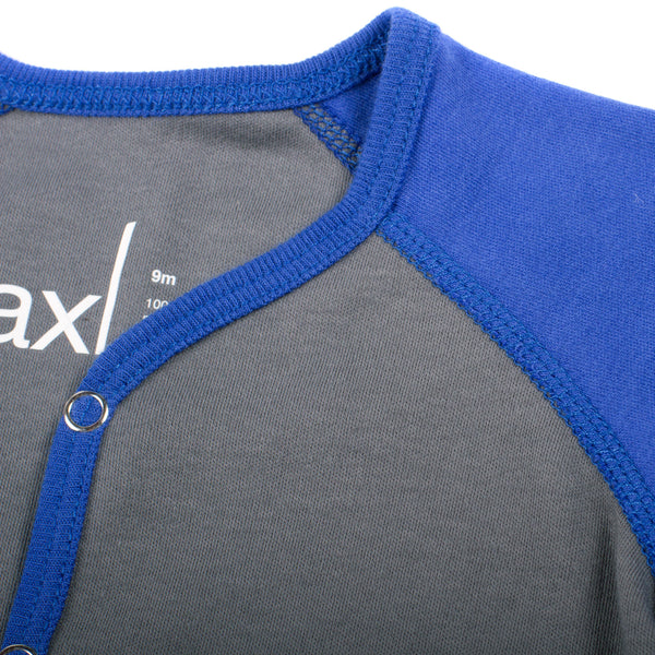 AXL Brand Organic Baby Jumper Playsuit Henley