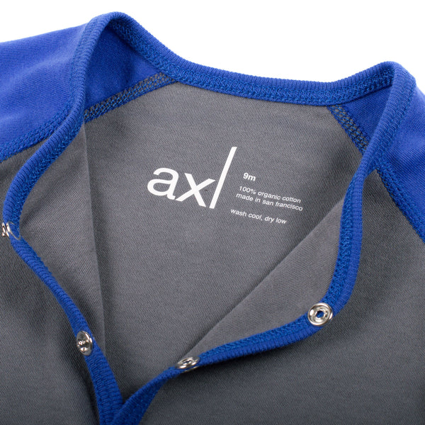 AXL Brand Organic Baby Jumper Playsuit Henley