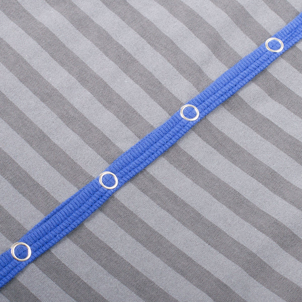 AXL Brand Organic Baby Footie Stripe