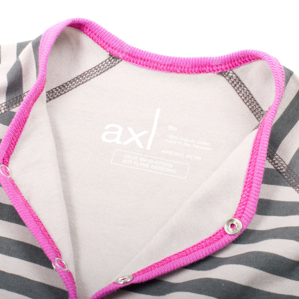 AXL Brand Organic Baby Jumper Playsuit Stripe