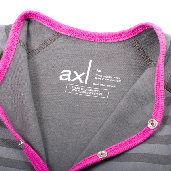 AXL Brand Organic Baby Jumper Playsuit Stripe