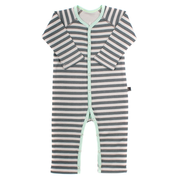 AXL Brand Organic Baby Jumper Playsuit Stripe