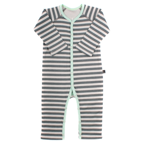 AXL Brand Organic Baby Jumper Playsuit Stripe