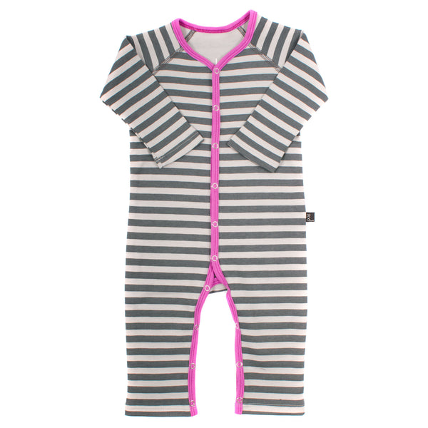 AXL Brand Organic Baby Jumper Playsuit Stripe