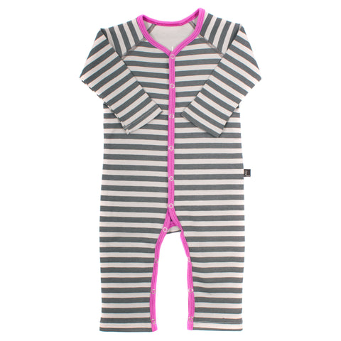 AXL Brand Organic Baby Jumper Playsuit Stripe