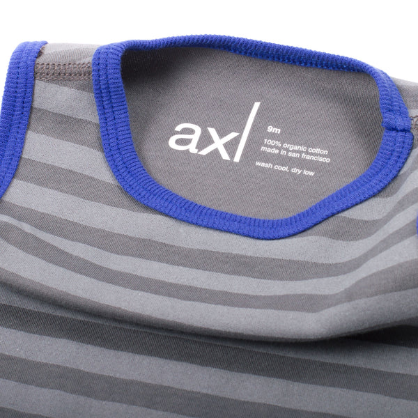 AXL Brand Organic Baby Onesie Bodysuit Tank Stripe