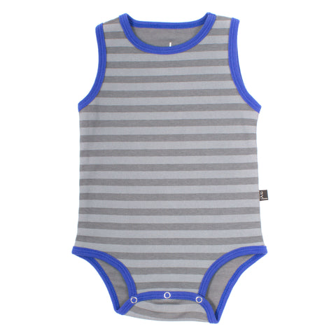 AXL Brand Organic Baby Onesie Bodysuit Tank Stripe