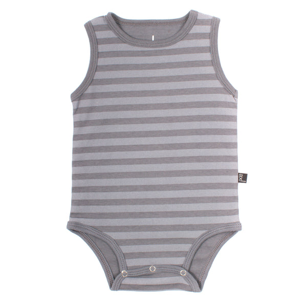AXL Brand Organic Baby Onesie Bodysuit Tank Stripe