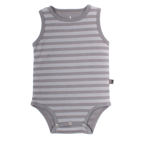 AXL Brand Organic Baby Onesie Bodysuit Tank Stripe